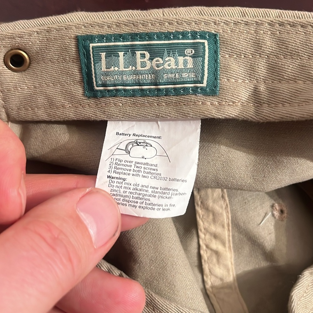 Ll Bean Pathfinder Lighted Baseball Strapback Hat… - image 8